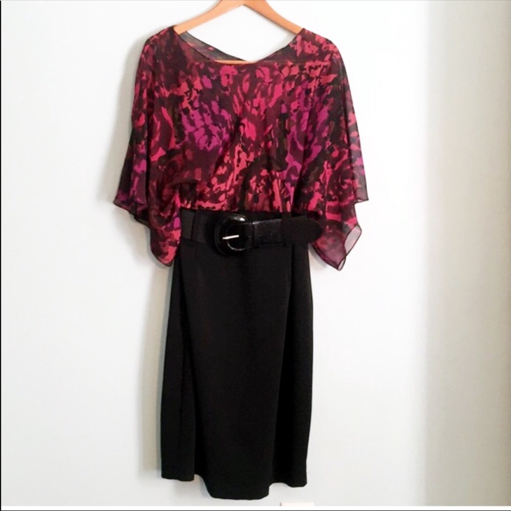{Robbie Bee} belted floral dress